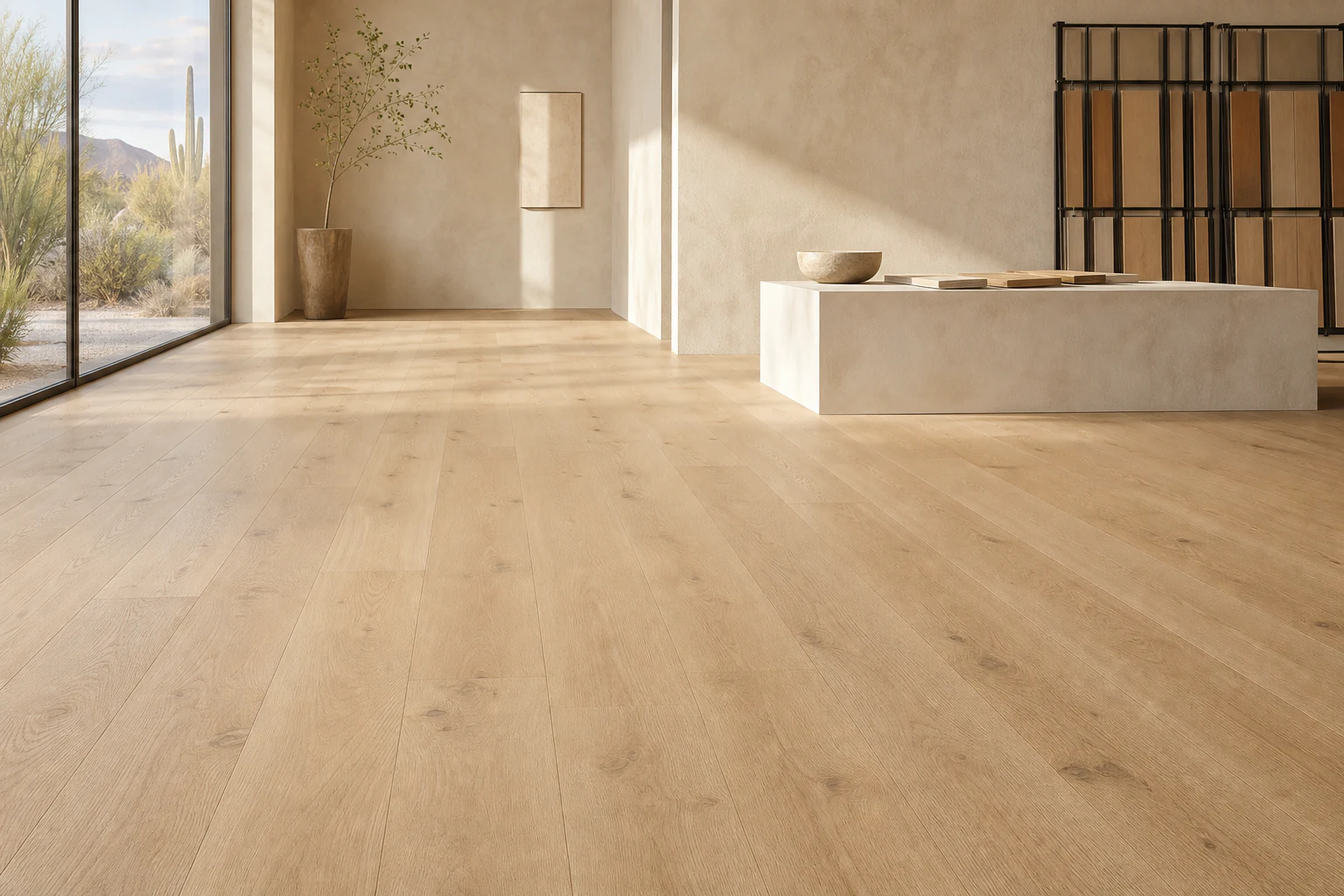 5 mm wood look flooring room visualization