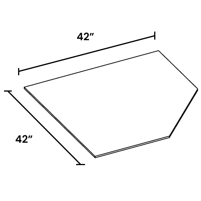 Red Cherry Sink Bases · Diagonal Sink Floor