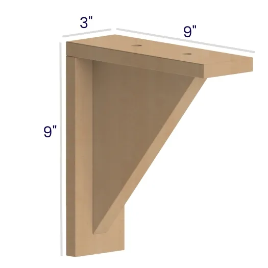 Oak Shaker Corbel