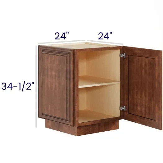 Red Cherry Base End Cabinet