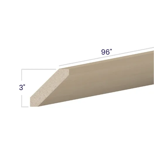 Natural Birch Moldings · Long Angle Crown
