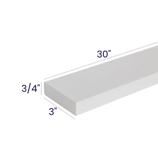 White Shaker Fillers · Wall