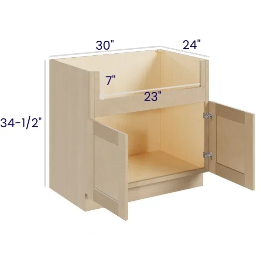 Natural Birch Farm Sink Bases
