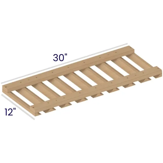 Oak Shaker Glass Holder