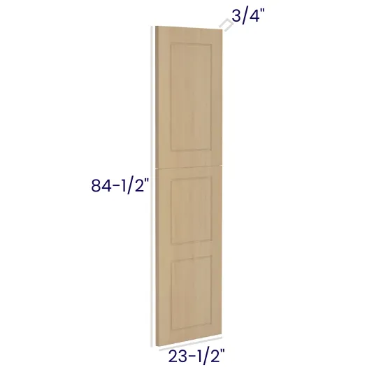 Natural Birch Panels · Tall Decorative End