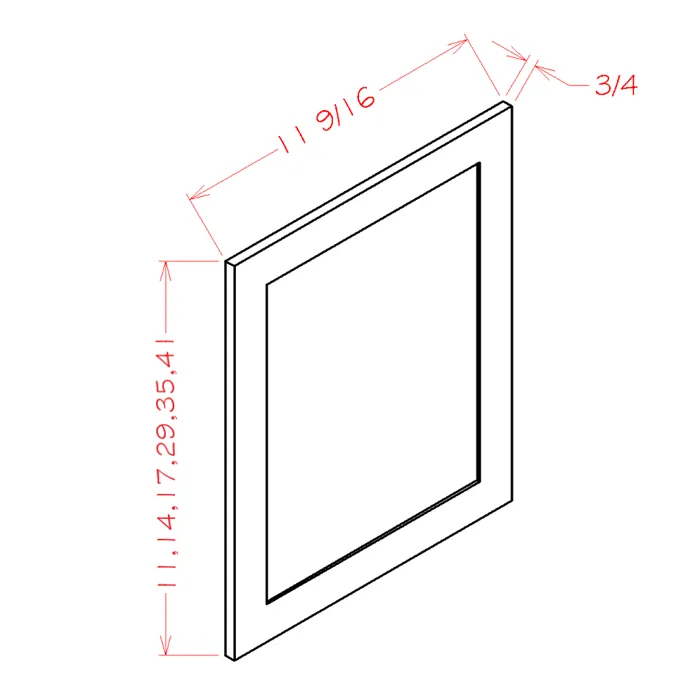 Red Cherry Wall Decorative End Panel 1218