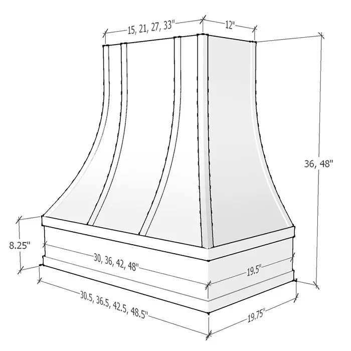 Red Cherry Curved Hoods · Block Molding Strapped