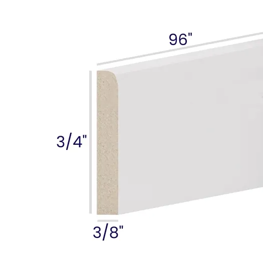 White Shaker Moldings · Scribe