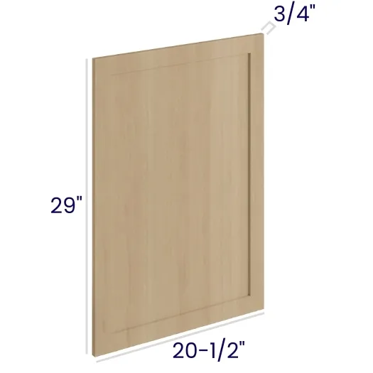 Natural Birch Panels · Vanity Decorative End