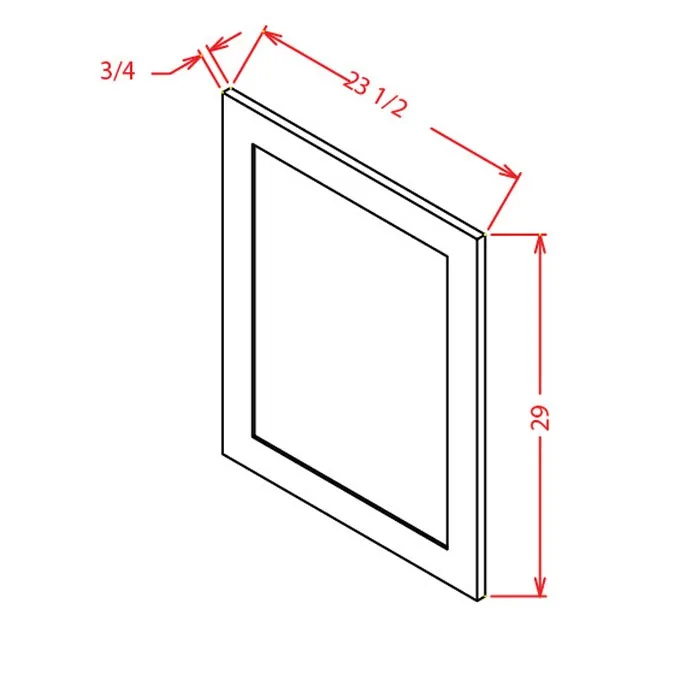 Red Cherry Panels · Base Decorative End