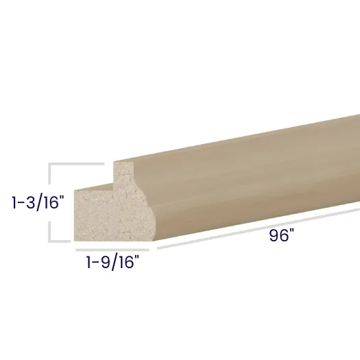Natural Birch Moldings · Light Rail