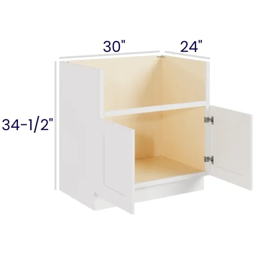White Shaker Farm Sink Base