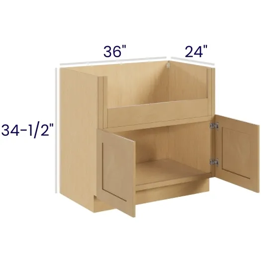 Oak Shaker Farm Sink Bases
