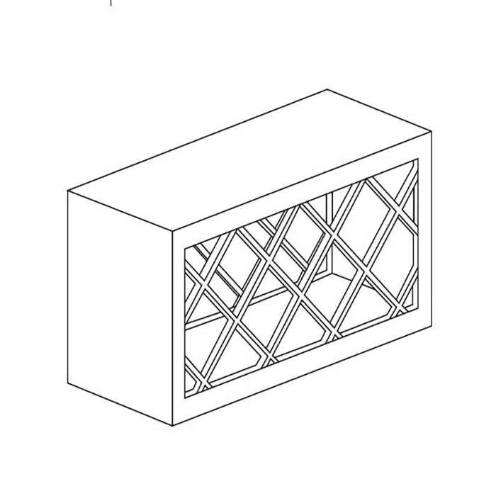 White Shaker Wine Rack