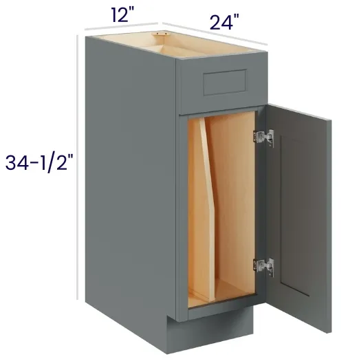 Heather Gray Shaker Tray Divider Bases