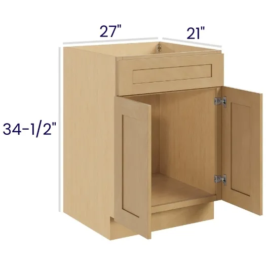 Oak Shaker Vanity Sink Base