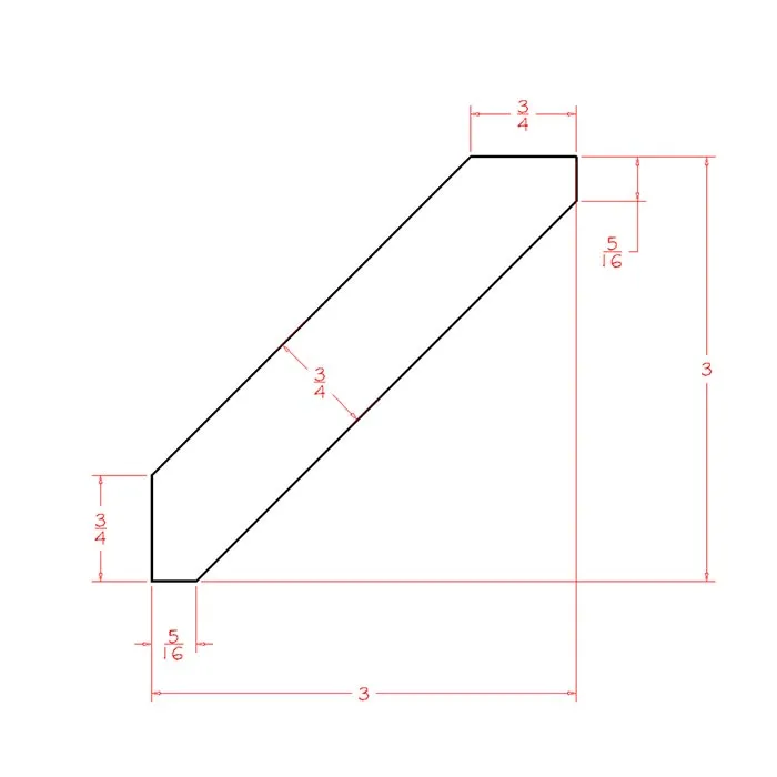 Heather Gray Shaker Moldings · Long Angle Crown