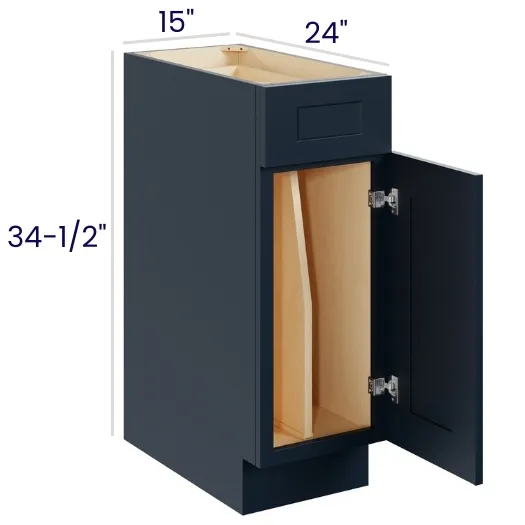 Navy Blue Shaker Tray Divider Bases