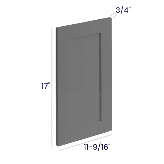Heather Gray Shaker Wall Decorative End Panel 1218