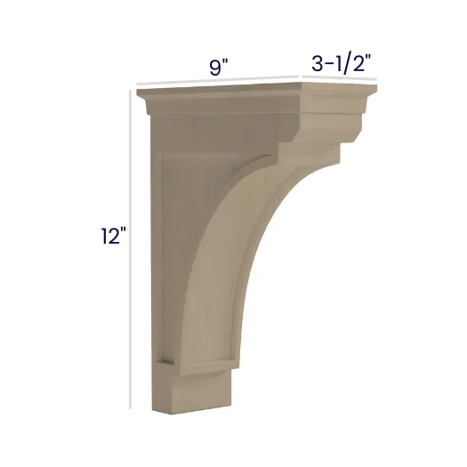 Natural Birch Corbels · Modern