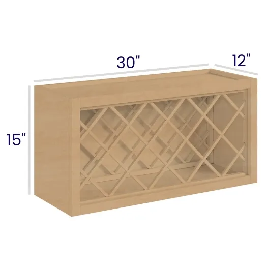 Oak Shaker Wine Rack