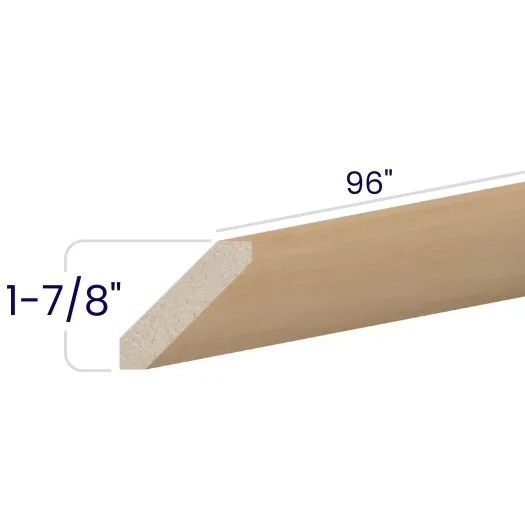 Oak Shaker Angle Crown Molding