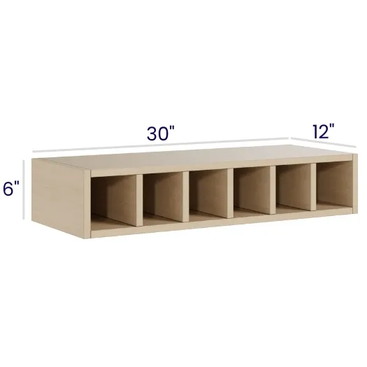 Natural Birch Wall Wine Cube