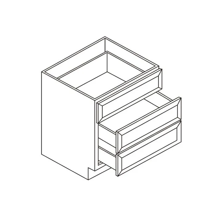 White Shaker Drawer Bases