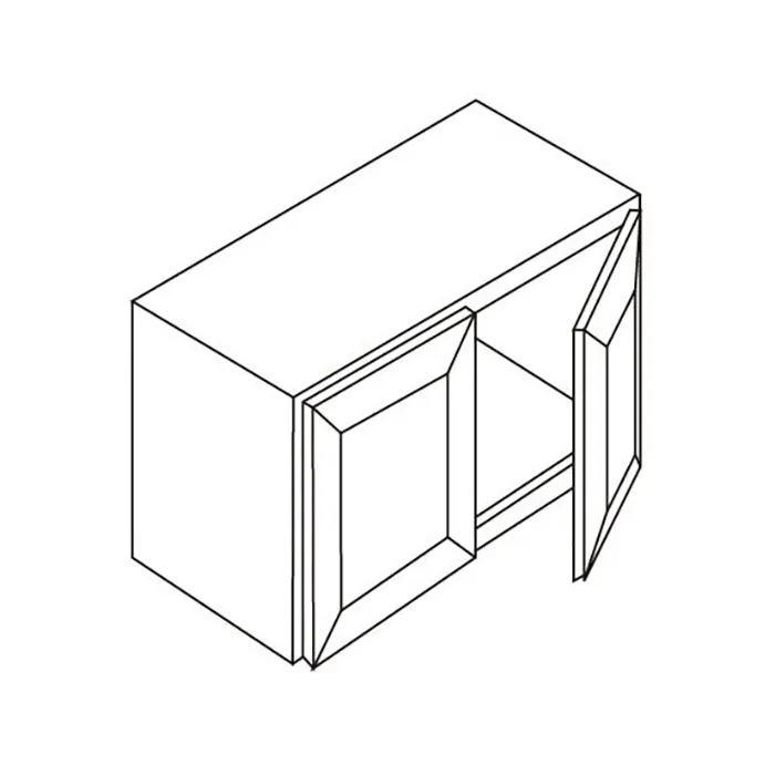 White Shaker 36" Bridge Cabinets