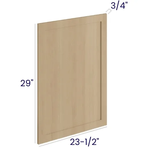 Natural Birch Panels · Base Decorative End
