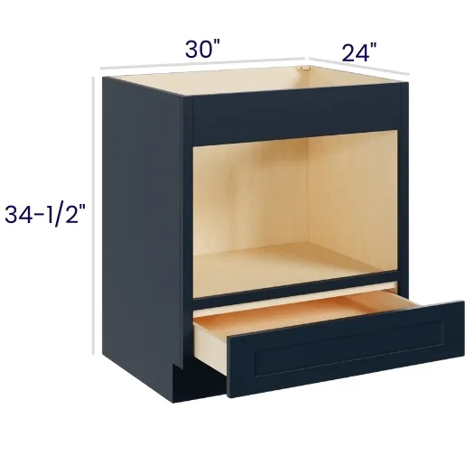 Navy Blue Shaker Microwave Base