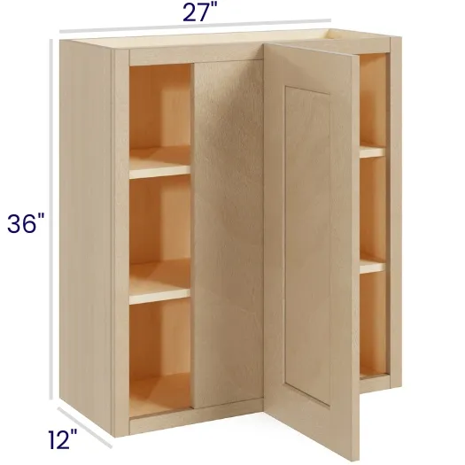 Natural Birch Wall Blind Cabinets