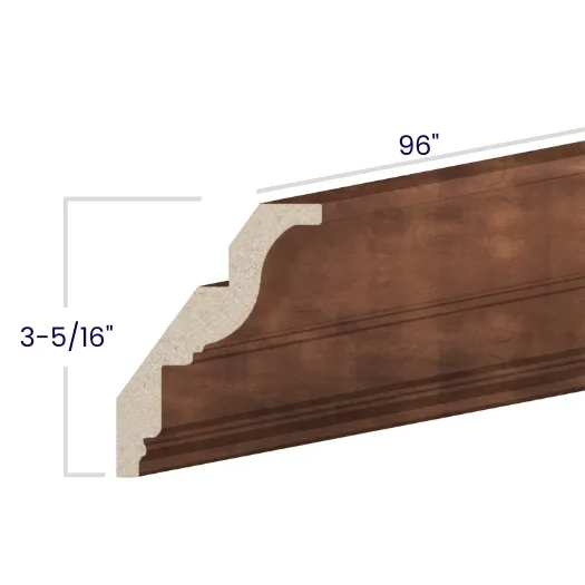 Red Cherry Moldings · Inset Crown