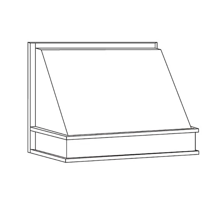 White Shaker Hood · Decorative Wood