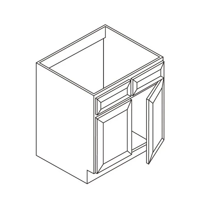 White Shaker Sink Base
