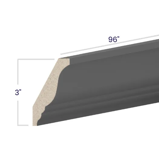 Heather Gray Shaker Moldings · Decorative Crown
