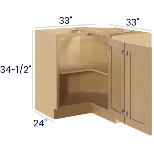 Oak Shaker Corner Bases