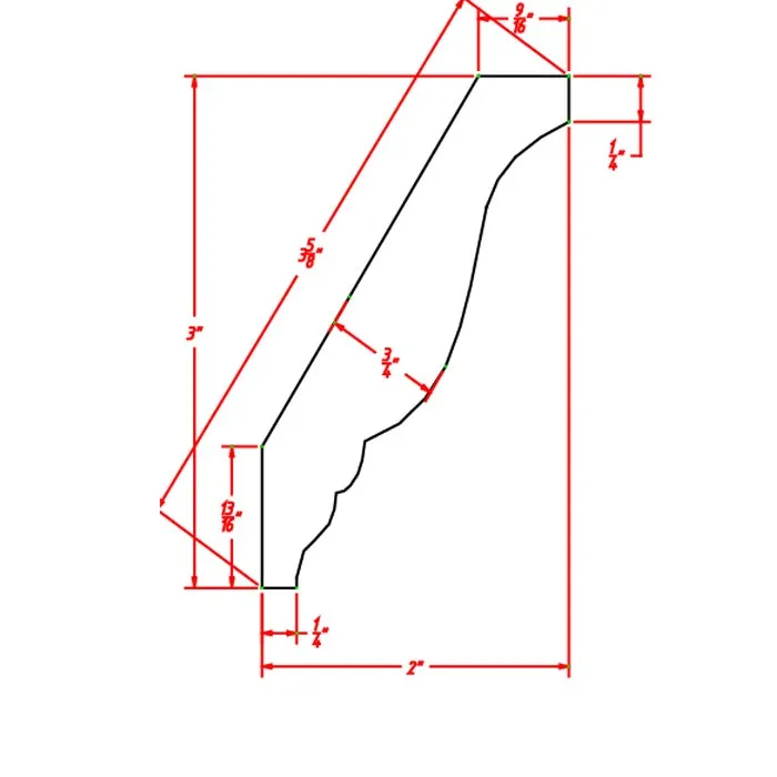 Red Cherry Moldings · Decorative Crown