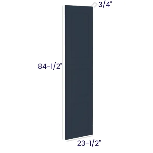 Navy Blue Shaker Tall Decorative End Panel