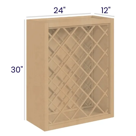Oak Shaker Wine Rack