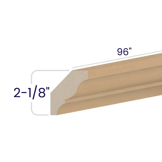 Oak Shaker Crown Molding