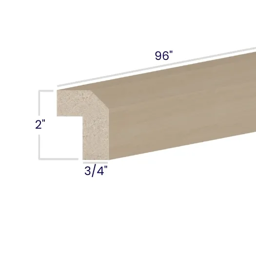 Natural Birch Moldings · Angle Light Rail