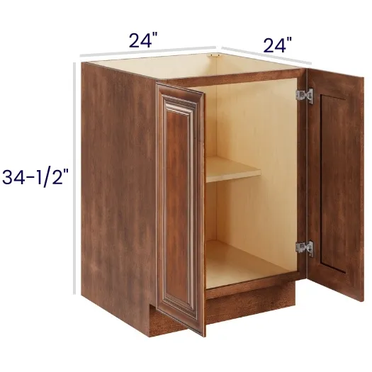 Red Cherry Full Height Double Door Bases