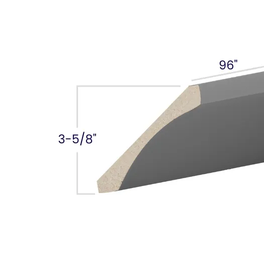 Heather Gray Shaker Moldings · Cove Crown