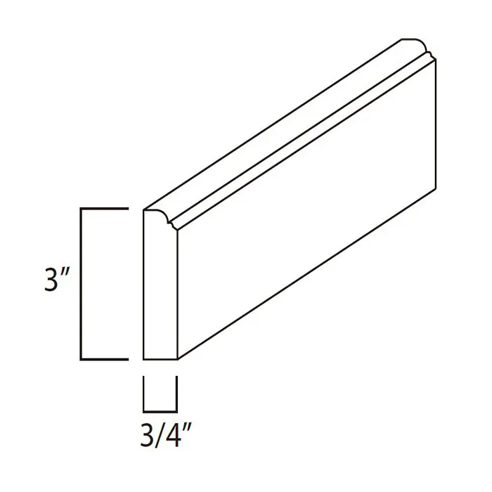 White Shaker Moldings · Ogee