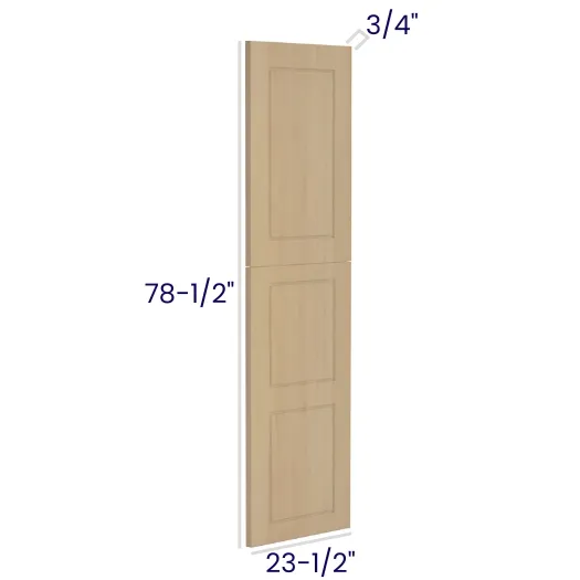 Natural Birch Panels · Tall Decorative End