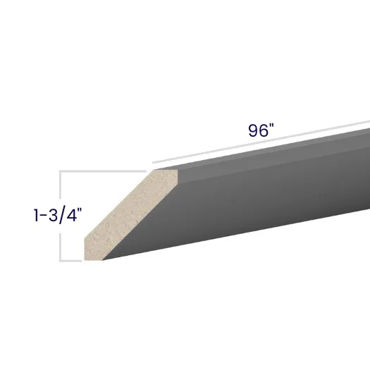 Heather Gray Shaker Moldings · Angle Crown