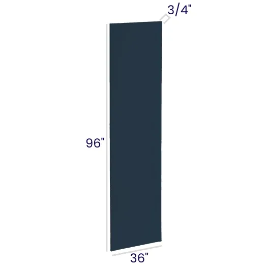 Navy Blue Shaker Panels · Shelf
