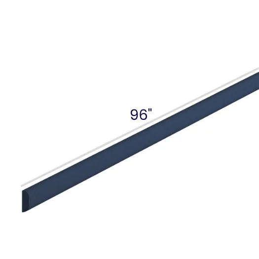 Navy Blue Shaker Moldings · Batten