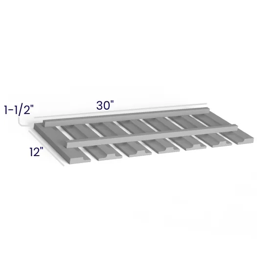Heather Gray Shaker Stem Glass Holder